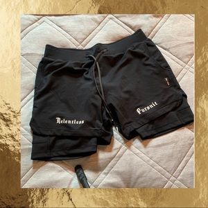 ASRV— Silver-Lite® "Relentless Pursuit" 5” Liner Short - Black  Brand New 
M